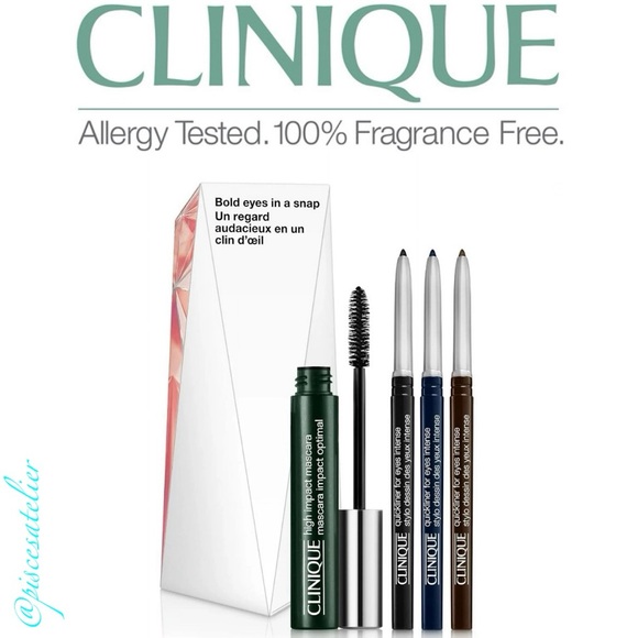 Clinique Bold Eyes In A Snap Eyeliner & Mascara Set - Picture 1 of 4